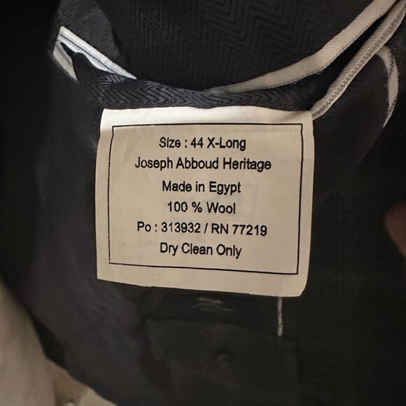 Joseph Abboud Men's Sportcoat Plaid 44 X-Long - Picture 4 of 4